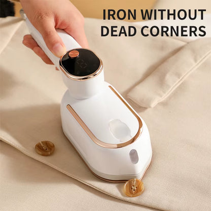 New 200Ml LED Digital Display Steam Iron Is a Portable Foldable Steam Iron and a Small Handheld Iron for Home Use Travel